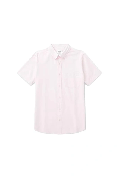 Shop Burton Mens Plain Oxford Shirt In Pink