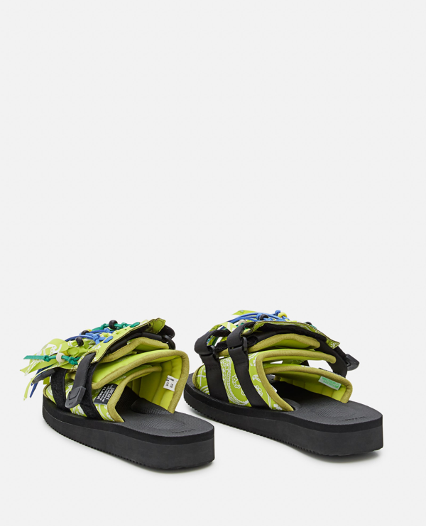 SUICOKE X ALANUI MOTO FRINGED SLIPPERS