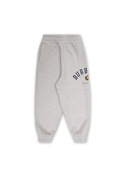 Shop Burberry Sweatpants With Logo In Grigio