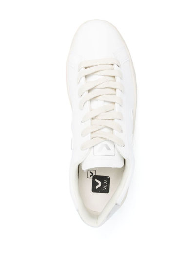 Shop Veja Urca Sneakers In White Silver