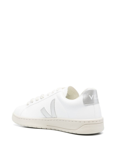 Shop Veja Urca Sneakers In White Silver