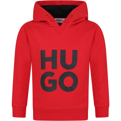 Hugo boss shop red sweatshirt