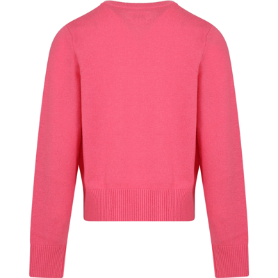 Shop Zadig &amp; Voltaire Fuchsia Sweater For Girl