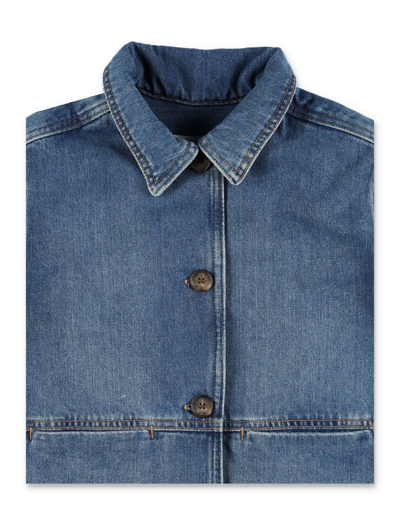 Shop Bonpoint Denim Jacket In Jean