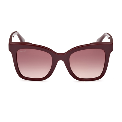 Shop Max Mara Mm0067 66z Sunglasses In Rosso