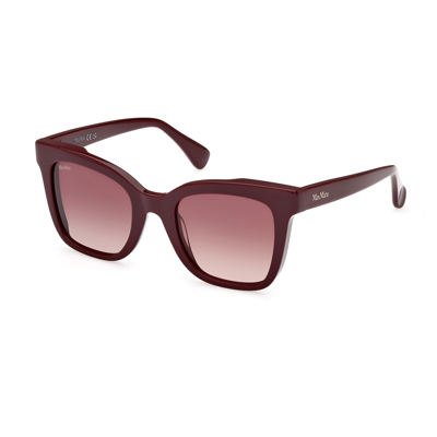 Shop Max Mara Mm0067 66z Sunglasses In Rosso