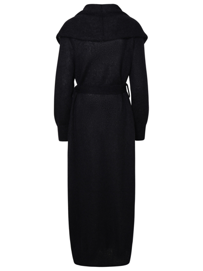 Shop Saint Laurent Woman  Black Mohair Blend Cardigan