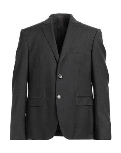 Shop Lab. Pal Zileri Man Suit Jacket Lead Size 44 Wool In Grey