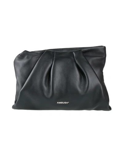 Shop Ambush Woman Handbag Black Size - Soft Leather