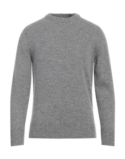 Shop +39 Masq Man Sweater Grey Size 42 Wool