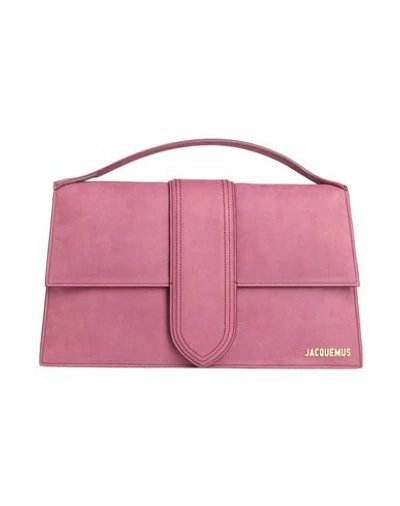 Shop Jacquemus Woman Handbag Garnet Size - Soft Leather In Red