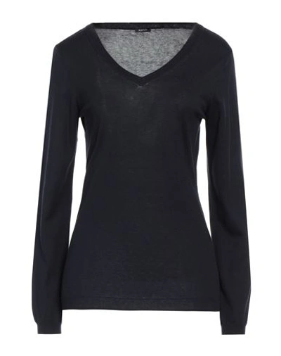 Shop Aspesi Woman Sweater Midnight Blue Size 8 Silk, Cotton