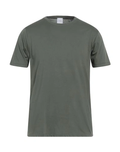 Shop Stilosophy Man T-shirt Military Green Size Xl Cotton
