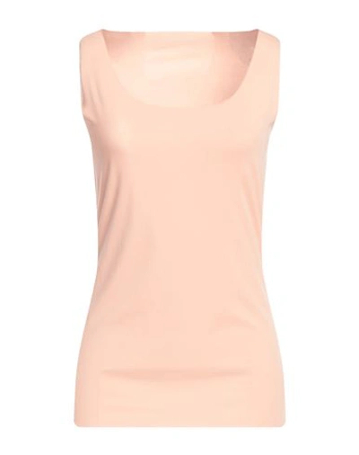 Shop Wolford Woman Tank Top Blush Size M Modal, Elastane In Pink