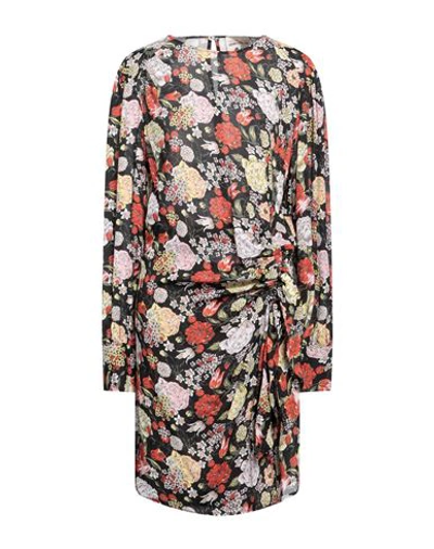 Semicouture Woman Midi Dress Black Size 10 Viscose In Black