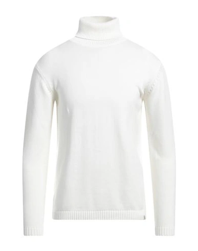 Liu •jo Man Man Turtleneck White Size Xl Cotton, Polyester, Polyamide, Acrylic, Wool In White