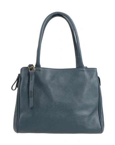 Shop Corsia Woman Handbag Slate Blue Size - Soft Leather