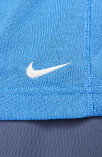 Shop Nike Dri-fit Adv Goat Rocks T-shirt In Light Photo Blue/ Summit White
