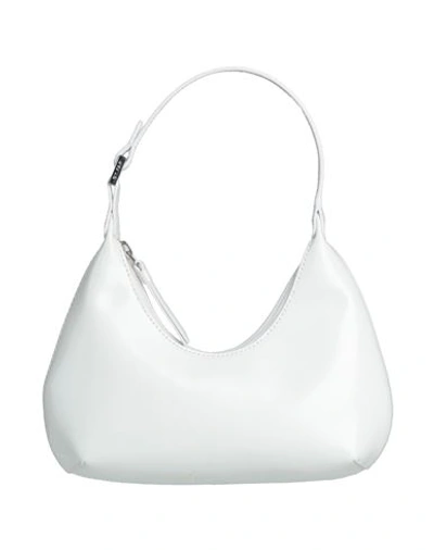 Shop By Far Woman Handbag White Size - Cowhide