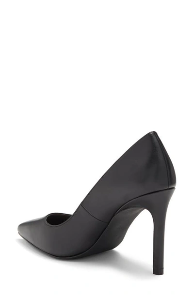 Stuart Weitzman Leigh 95 Pointed Toe Pump In Black