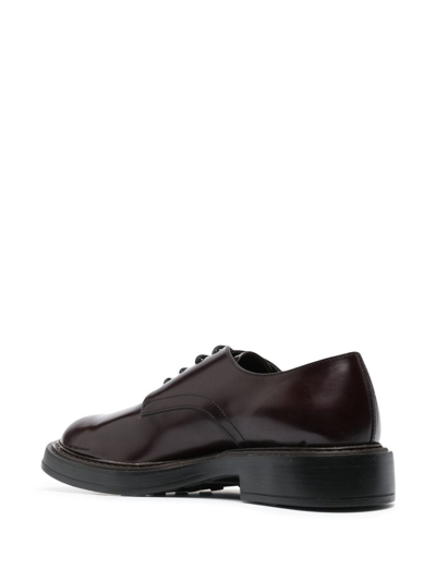 Tod's Round-toe Lace-up Shoes In Red