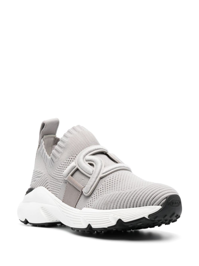 Shop Tod's Sport Run Low-top Sneakers In Grey