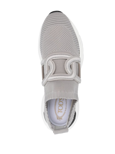 Tod's Sport Run Low-top Sneakers In Grey