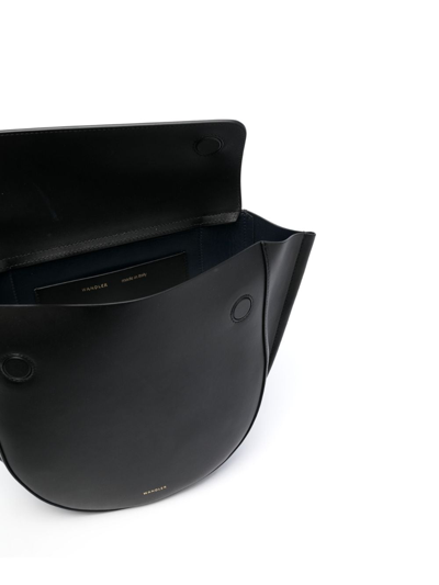 Wandler Medium Hortensia Leather Tote Bag In Black