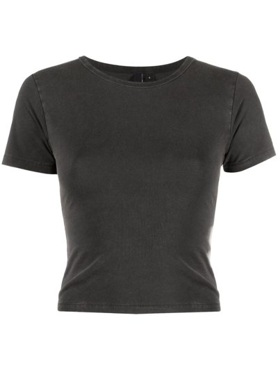 Shop Entire Studios Washed Short-sleeved T-shirt In Black