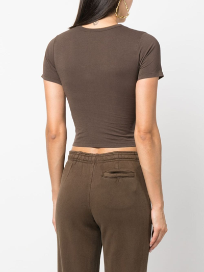 Entire Studios Aquatic Guard T-shirt Female Brown In Brown