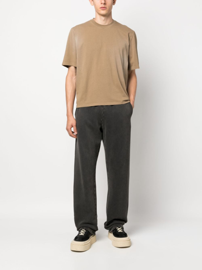Entire Studios Panelled Short-sleeved T-shirt In Brown