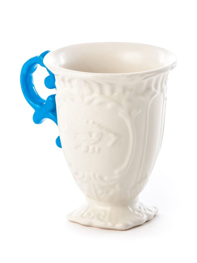 Seletti I-wares Porcelain Mug (set Of Two) In White
