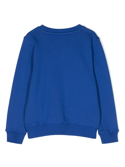 Shop Kenzo Jungle Game Elephant Sweatshirt In Blue