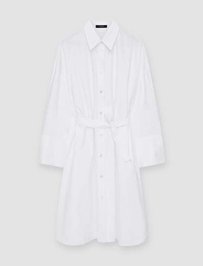 Shop Joseph Poplin Darwin Dress In White