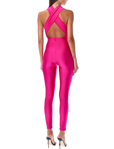 Shop The Andamane Hola Jumpsuit In Fucsia