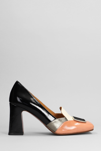 Shop Chie Mihara Ohico Pumps In Powder Leather