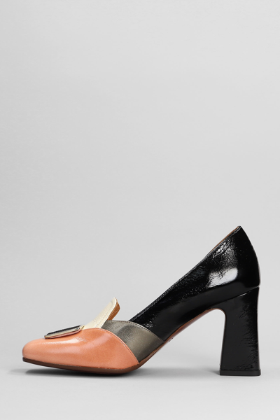 Shop Chie Mihara Ohico Pumps In Powder Leather