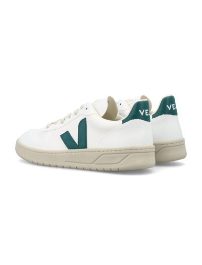 Shop Veja V-10 Sneakers In White/brittany