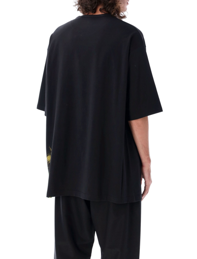 Shop Y-3 Print Short-sleeved T-shirt In Black