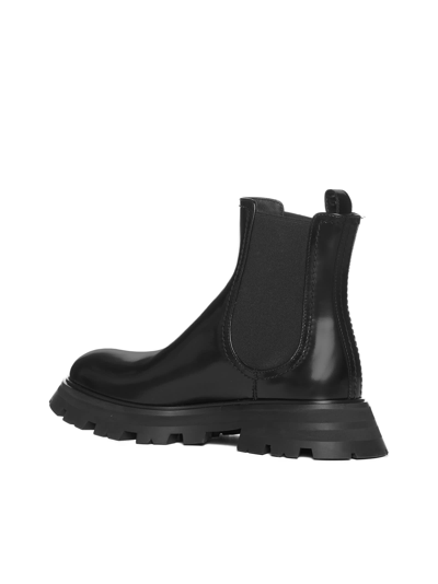 Shop Alexander Mcqueen Boots In Black Black