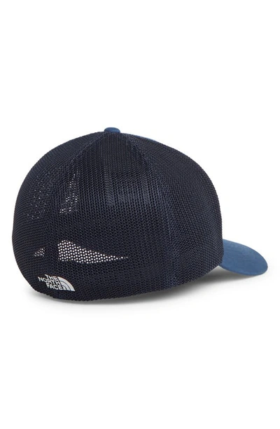 Shop The North Face Truckee Fitted Trucker Hat In Shady Blue
