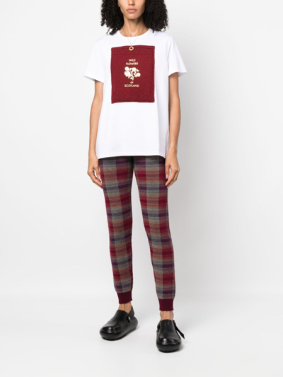 Barrie Logo-patch Cotton T-shirt In White