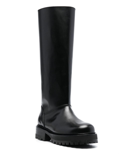 Shop Nicole Saldaã±a Dani 60mm Knee-length Boots In Black