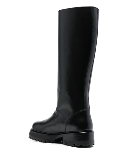 Shop Nicole Saldaã±a Dani 60mm Knee-length Boots In Black