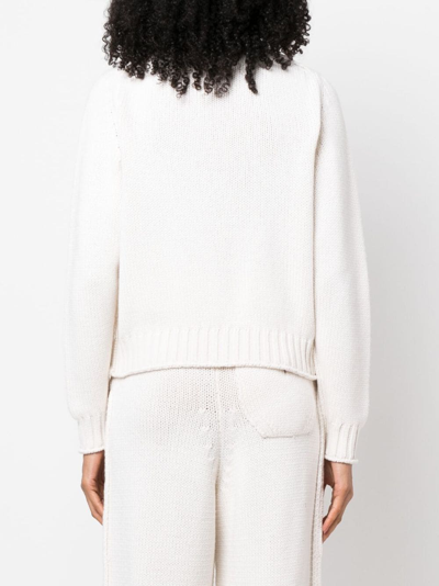 Barrie Button-up Cashmere Cardigan In Neutrals