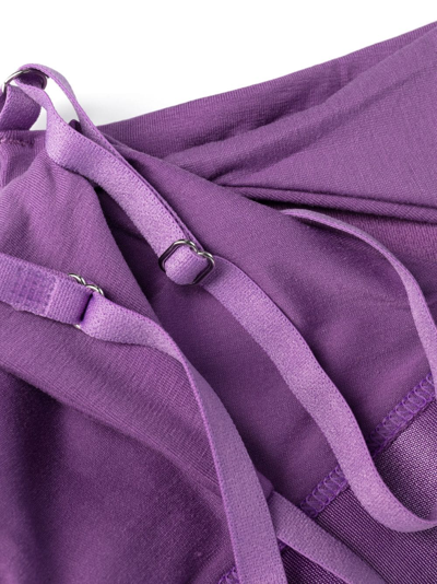 Shop Baserange Soft Triangle-cup Bra In Purple