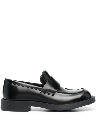Shop Camperlab Neuman Leather Loafers In Black