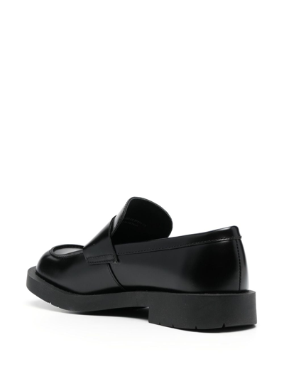 Shop Camperlab Neuman Leather Loafers In Black