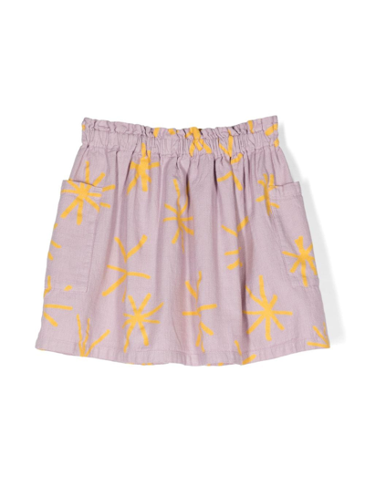 Shop Bobo Choses Sparkle All Over Cotton Skirt In Purple