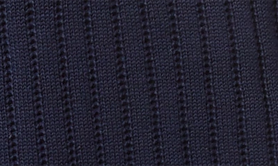 Shop Love By Design Samantha V-neck Knit Sweater In Navy Blazer